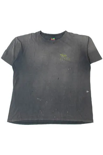 1995 Vintage Thrashed Gecko Hawaii Surfboard Single Stitch T-Shirt