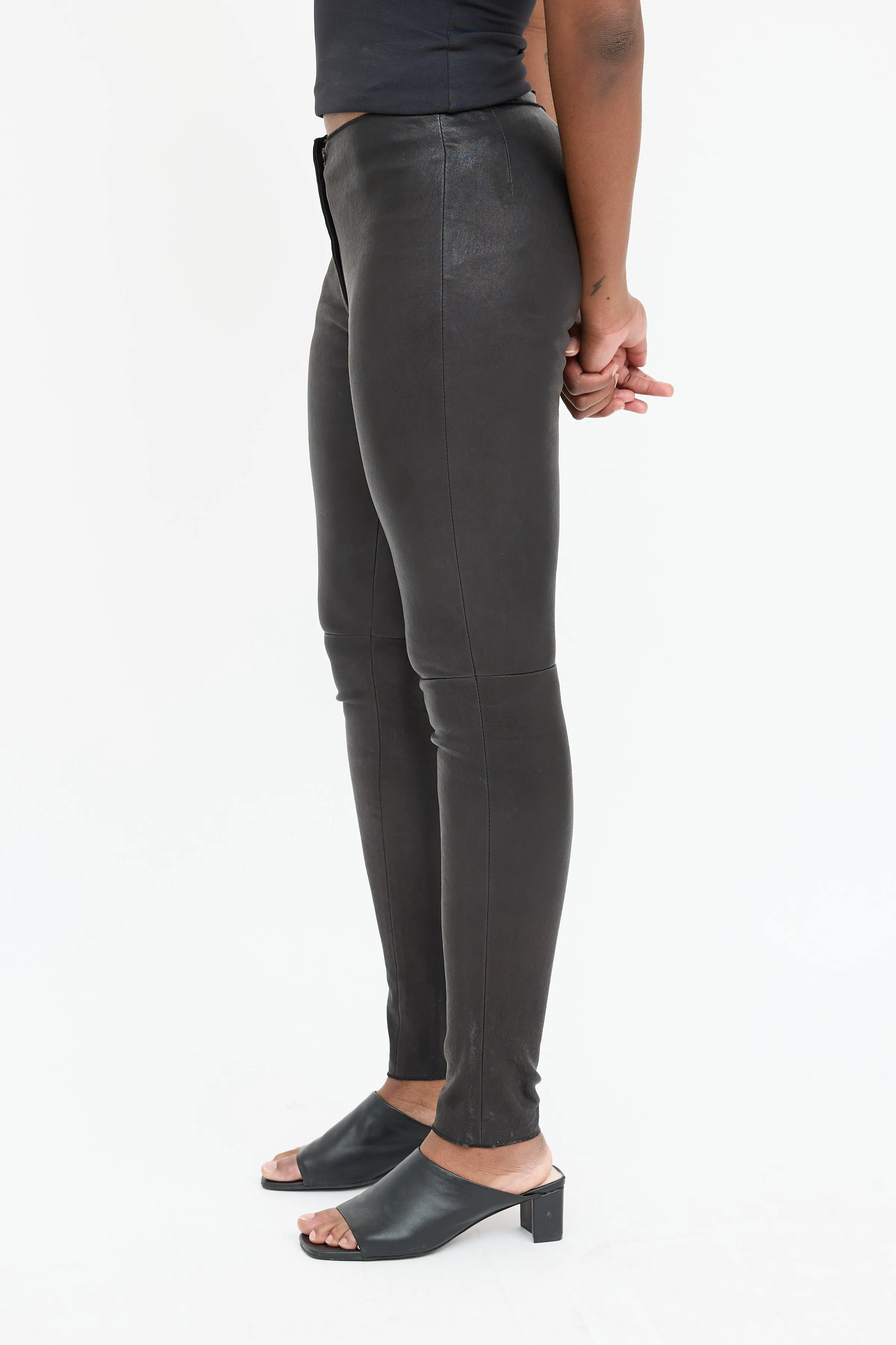 2010 Leather Slim Pant