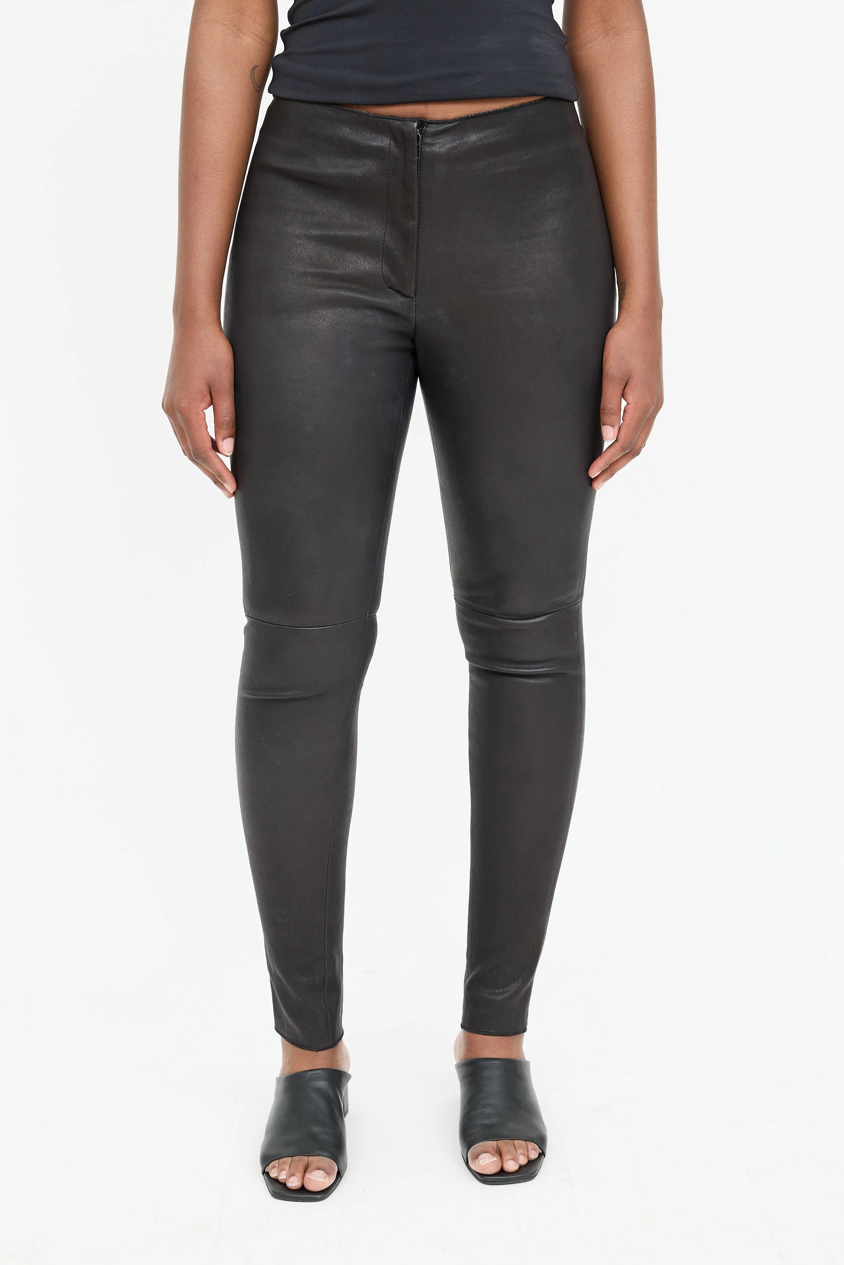2010 Leather Slim Pant