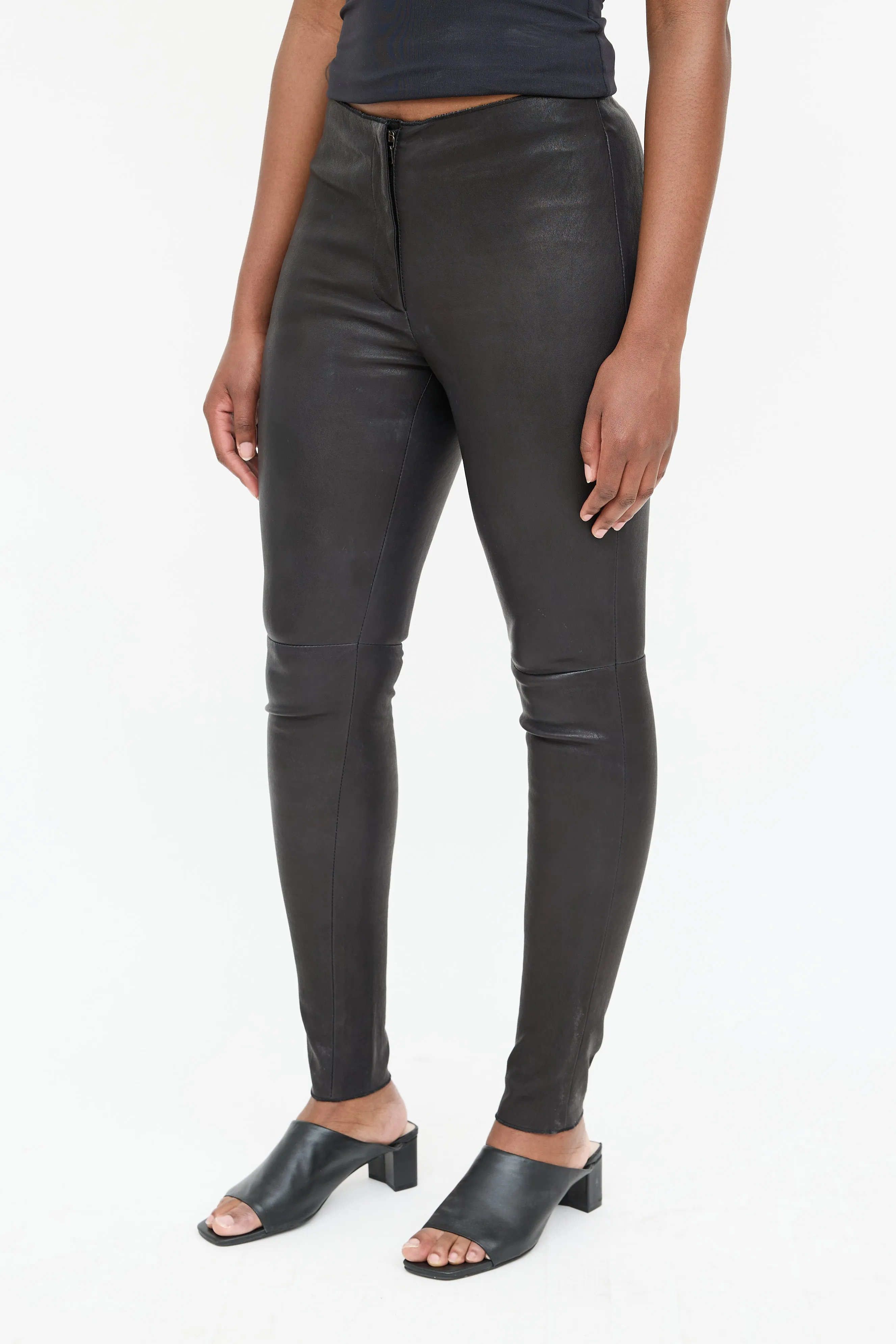 2010 Leather Slim Pant