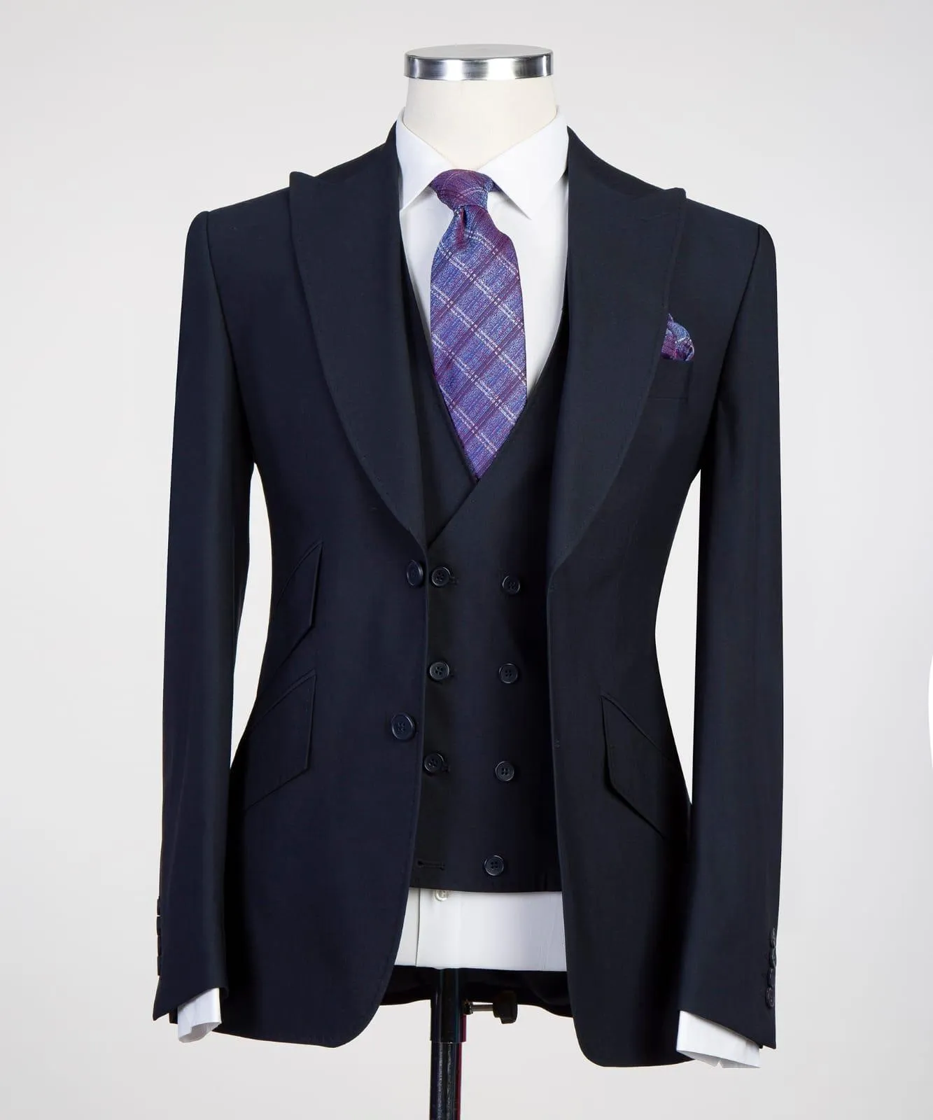 36R - Navy 3 piece