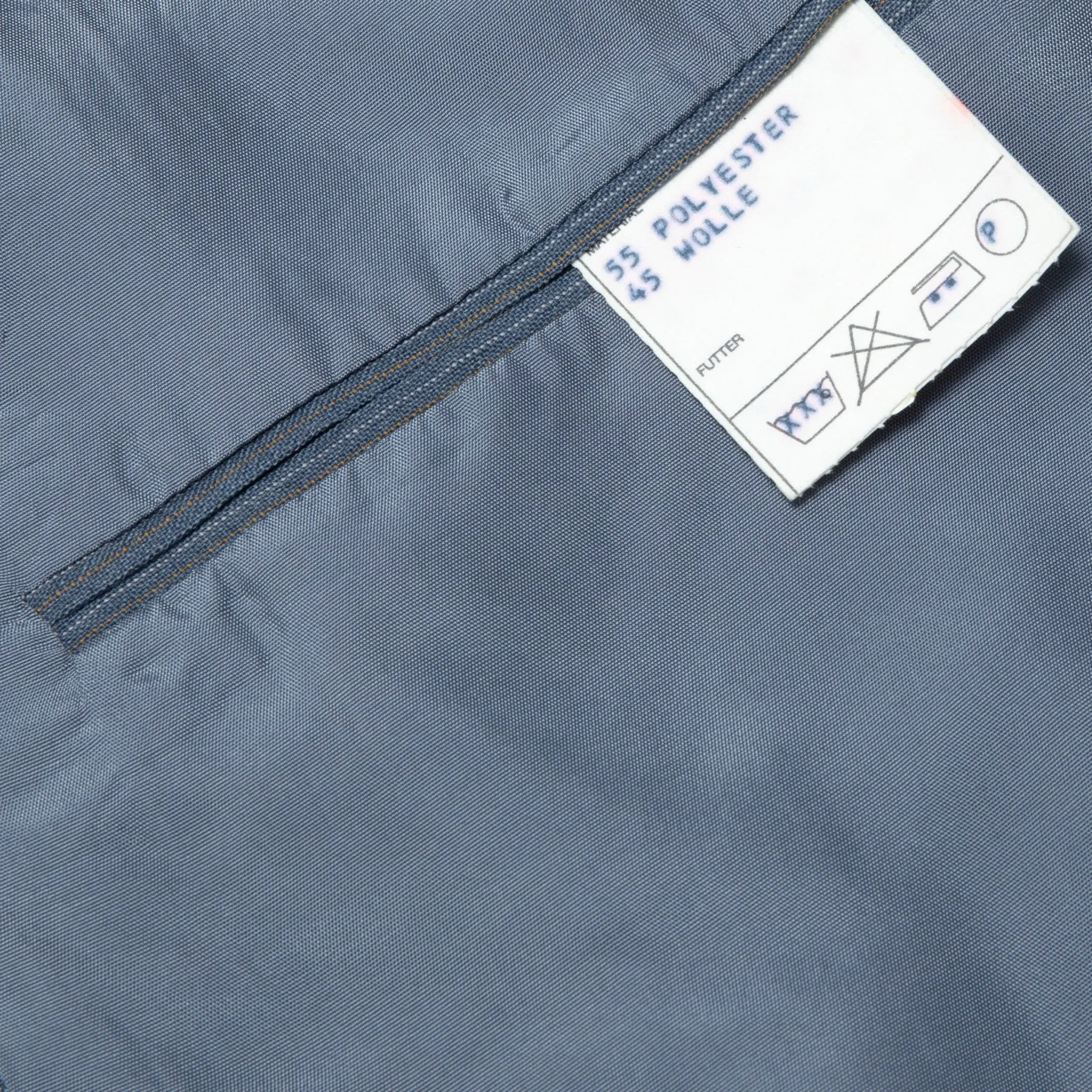 70s Worsted Wool Pinstripe Corporate Suit Jacket
