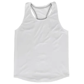 Blank Grey Light Running Racerback Singlet Track Tops Made In USA