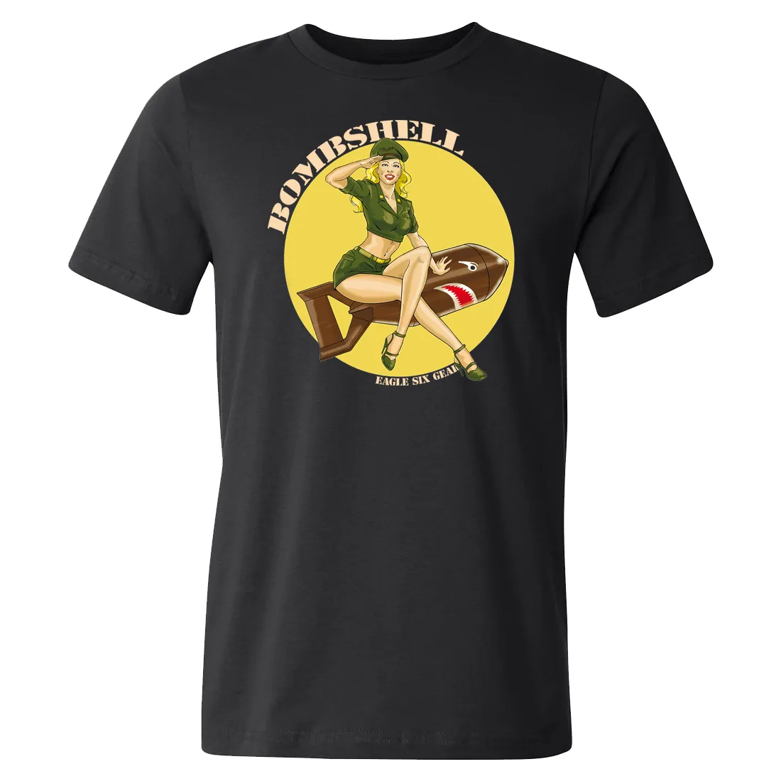 Bombshell Nose Art Men's Tee