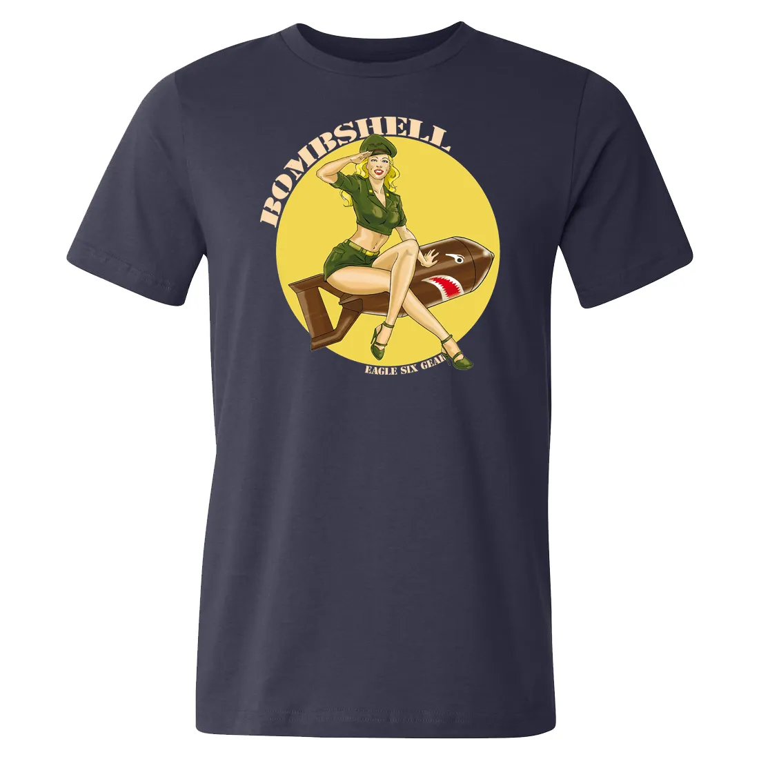 Bombshell Nose Art Men's Tee