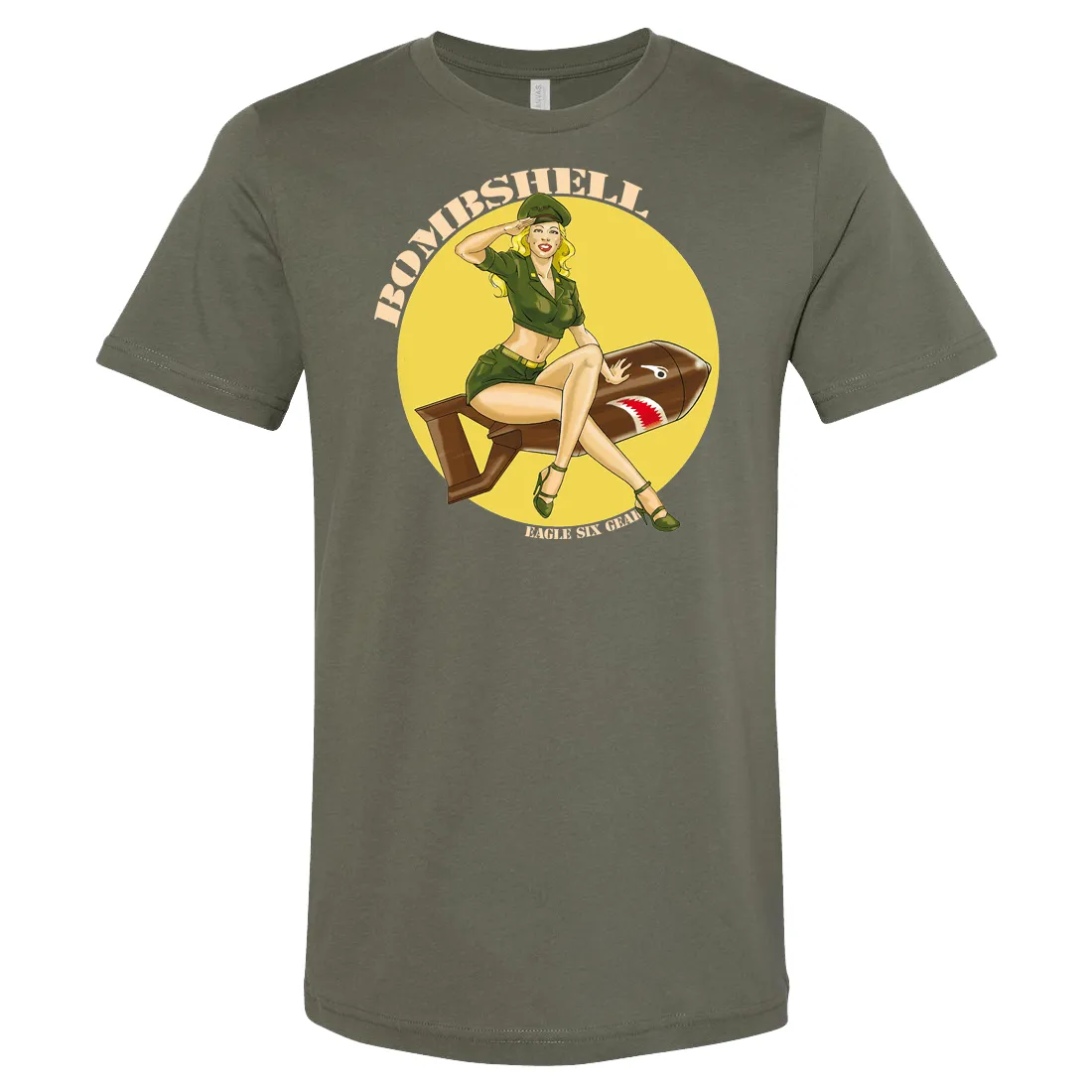 Bombshell Nose Art Men's Tee