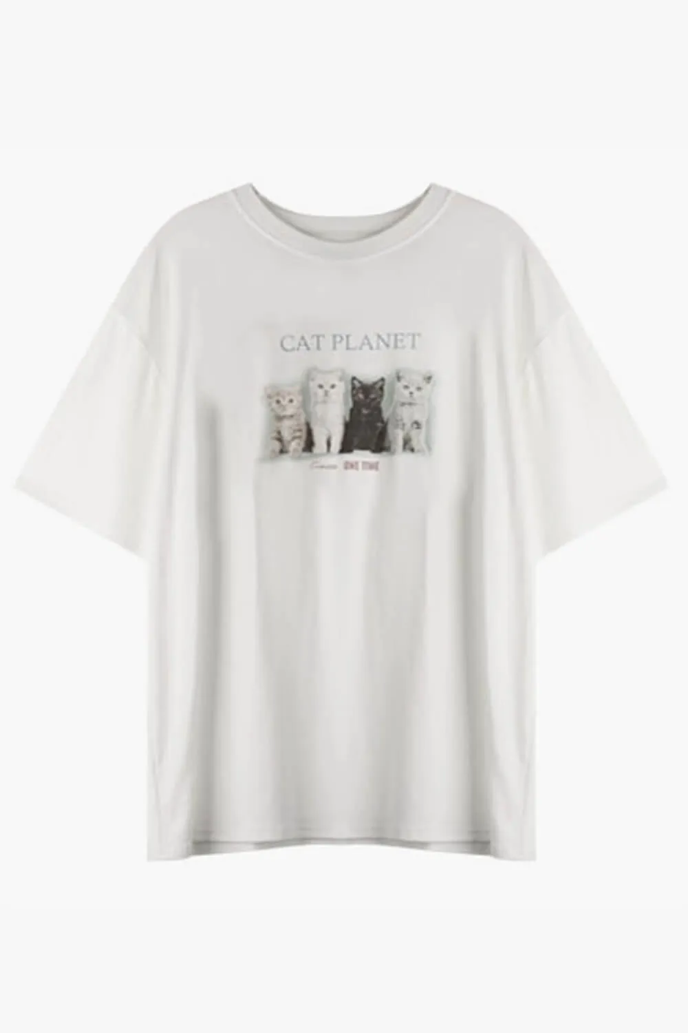Cat Planet Aesthetic T-Shirt