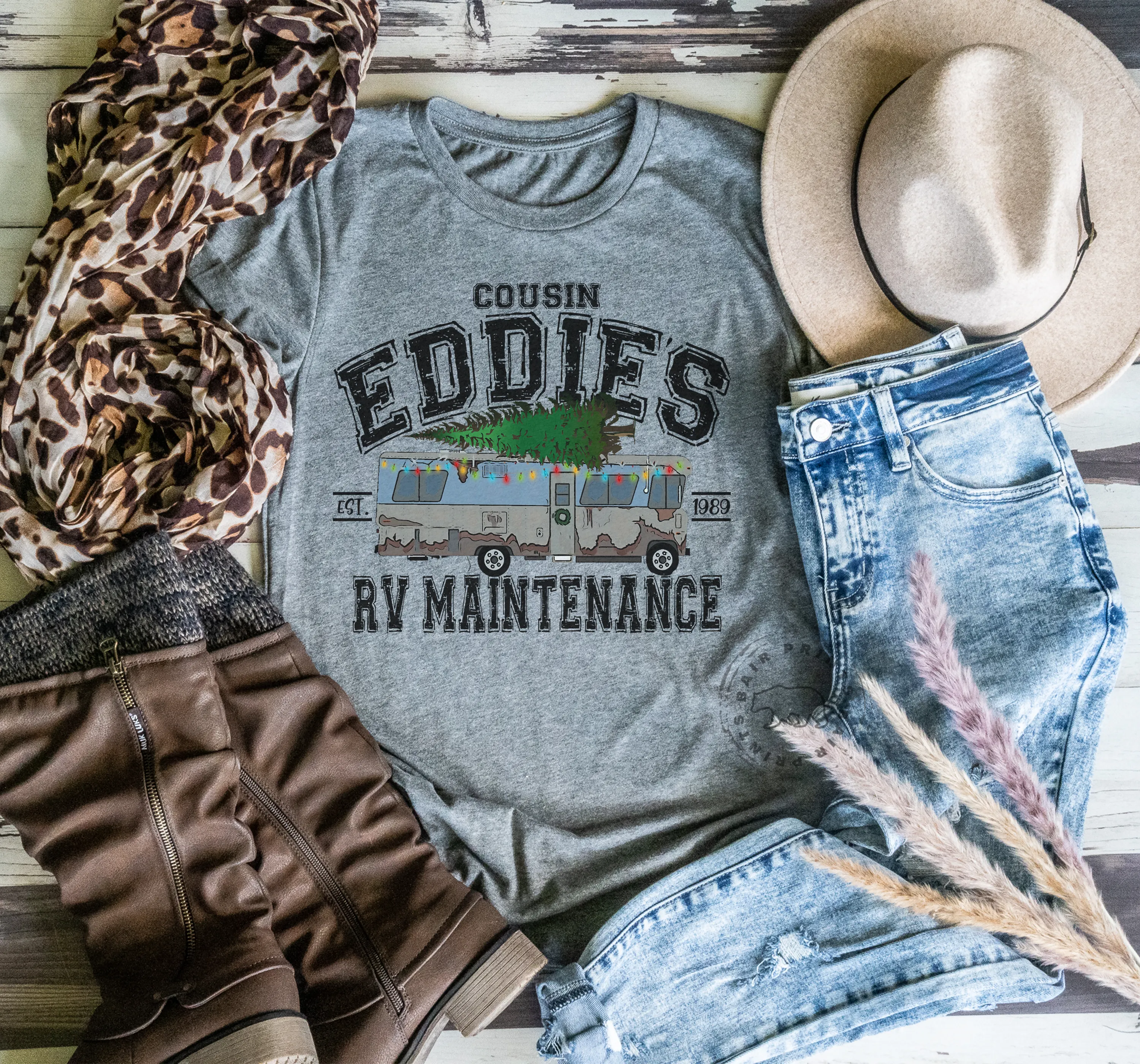 Cousin Eddies RV Maintenance Clean Version Tee Shirt
