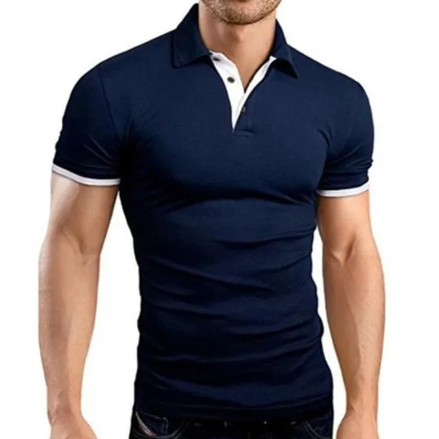 Covrlge Polo Shirt Men Summer Stritching Men's