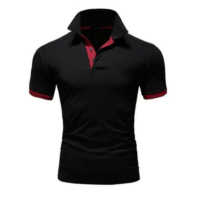 Covrlge Polo Shirt Men Summer Stritching Men's