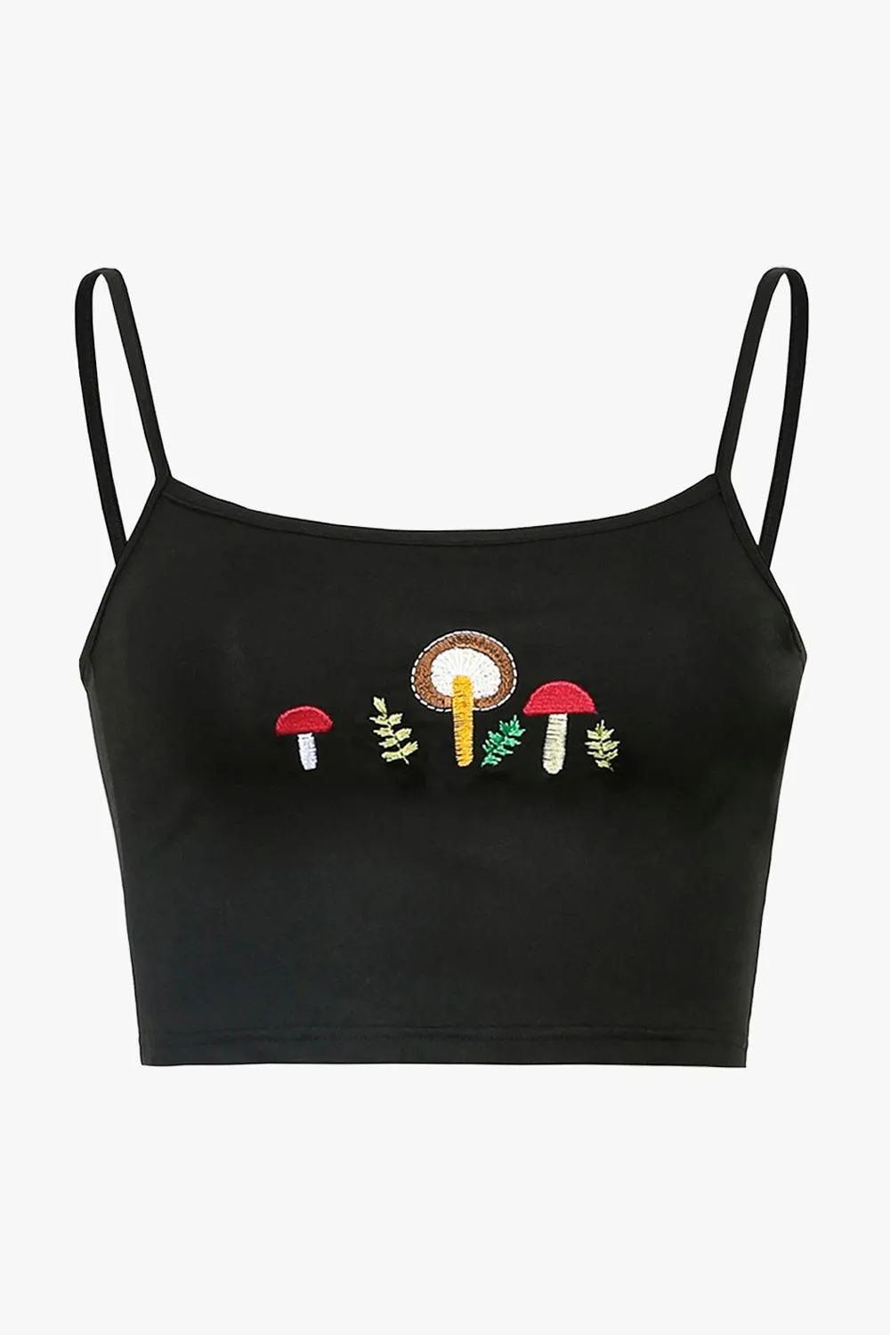 Forest Mushrooms Crop Top
