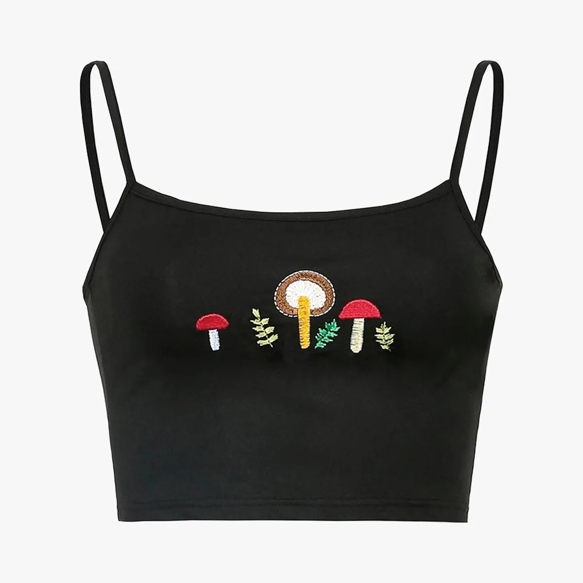 Forest Mushrooms Crop Top