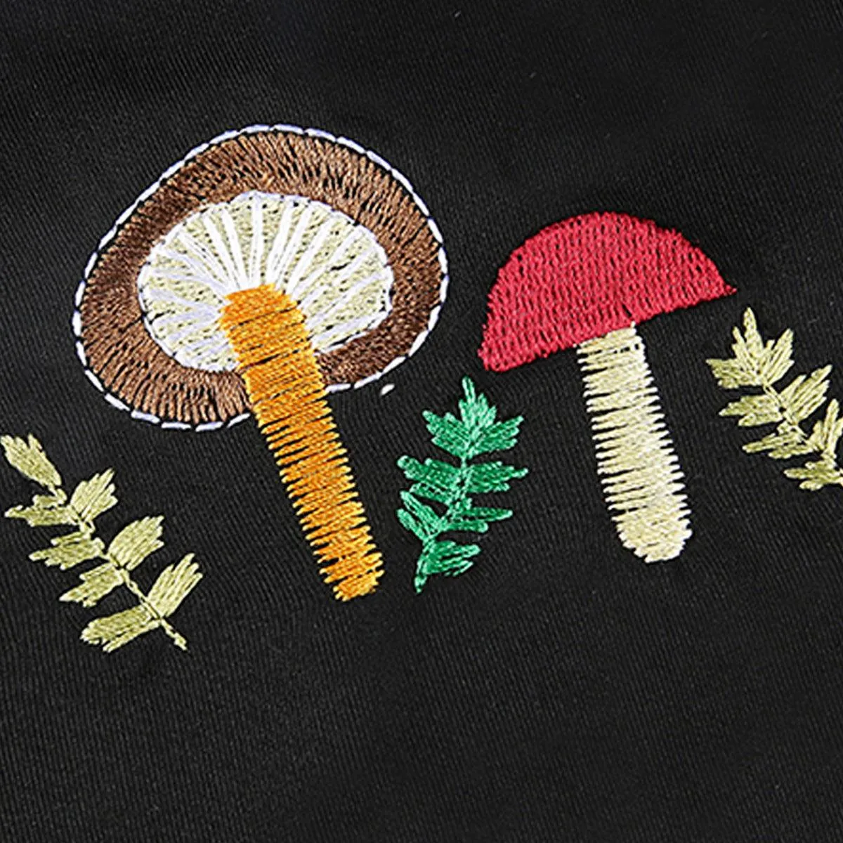 Forest Mushrooms Crop Top