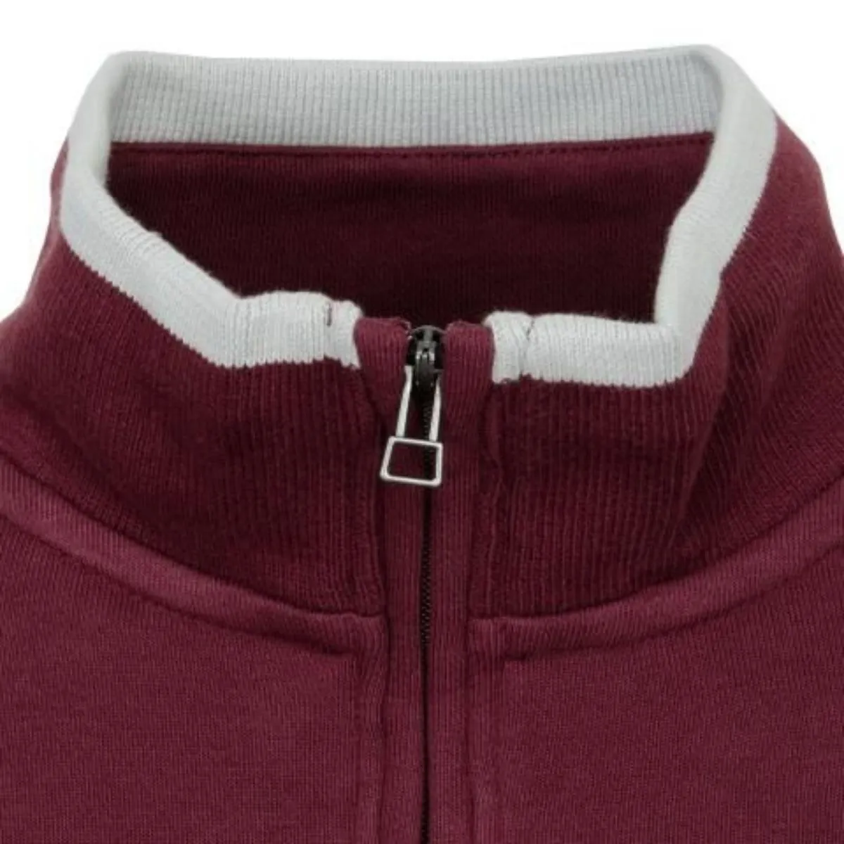 Kids Golf Pullover - Dark Cherry