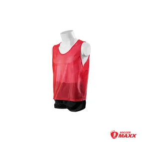 KwikGoal Deluxe Scrimmage Vest Adult Red