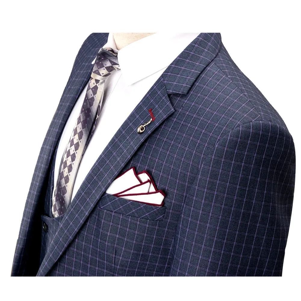 Luxury Grid Blazer Suit