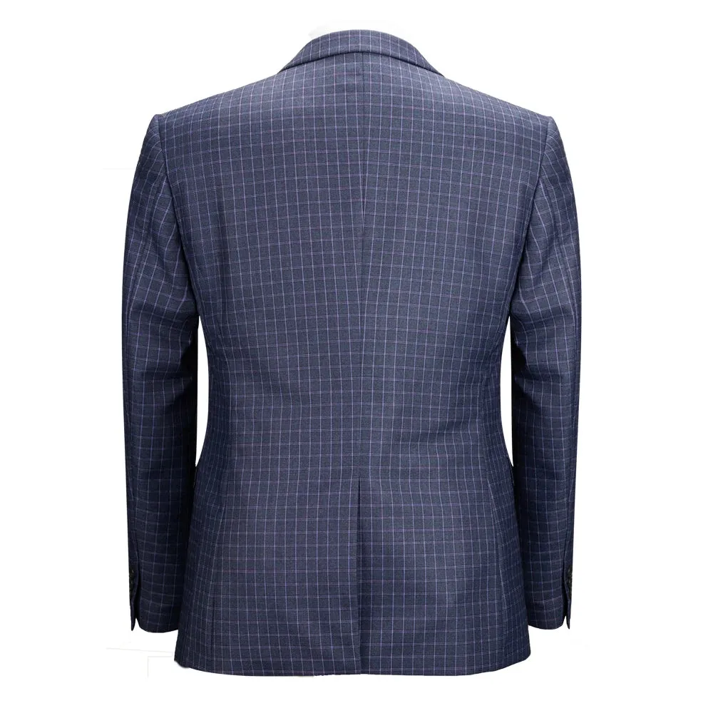 Luxury Grid Blazer Suit