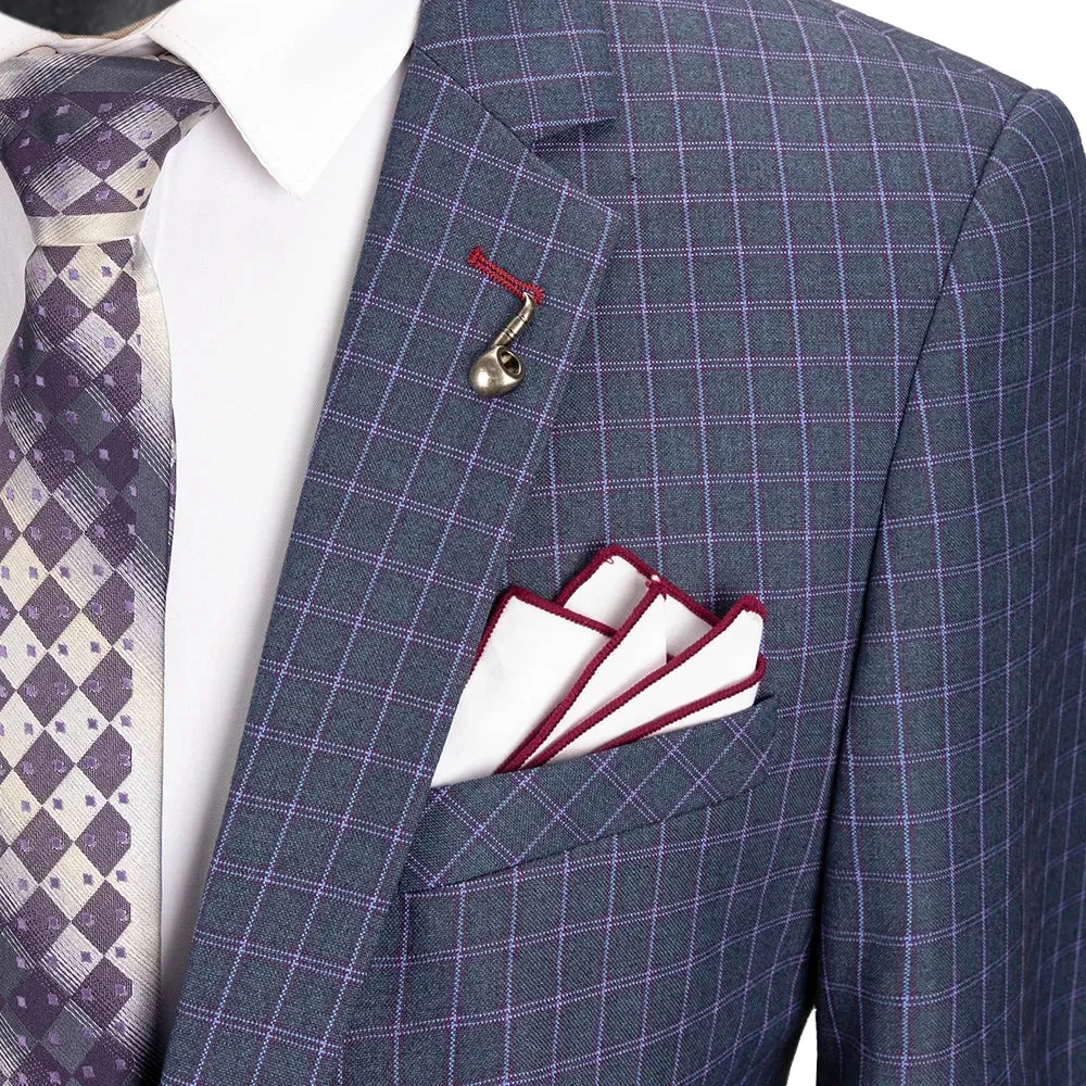 Luxury Grid Blazer Suit