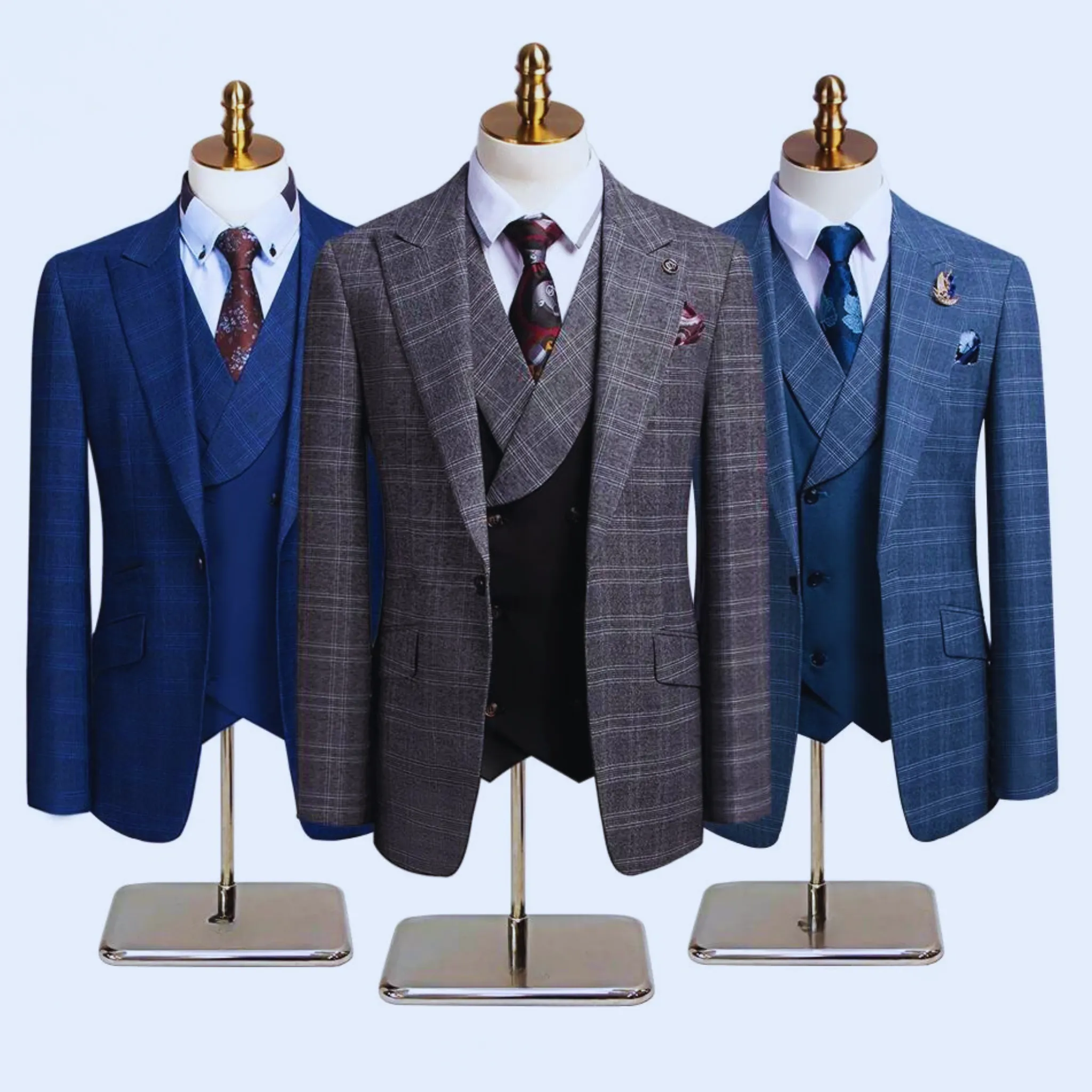 Luxury Plaid Suit