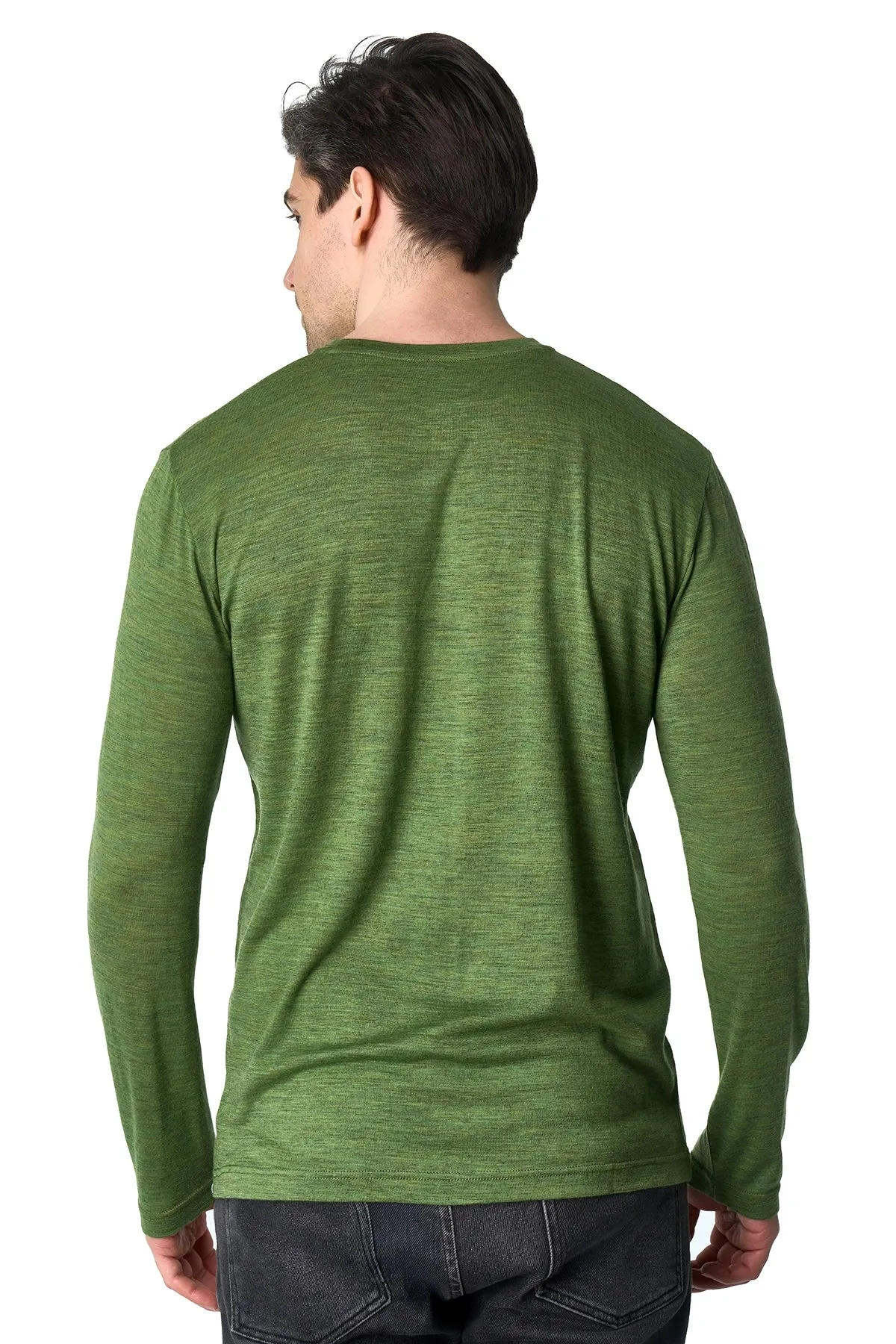 Men's Merino Long Sleeve 190 Olive Green