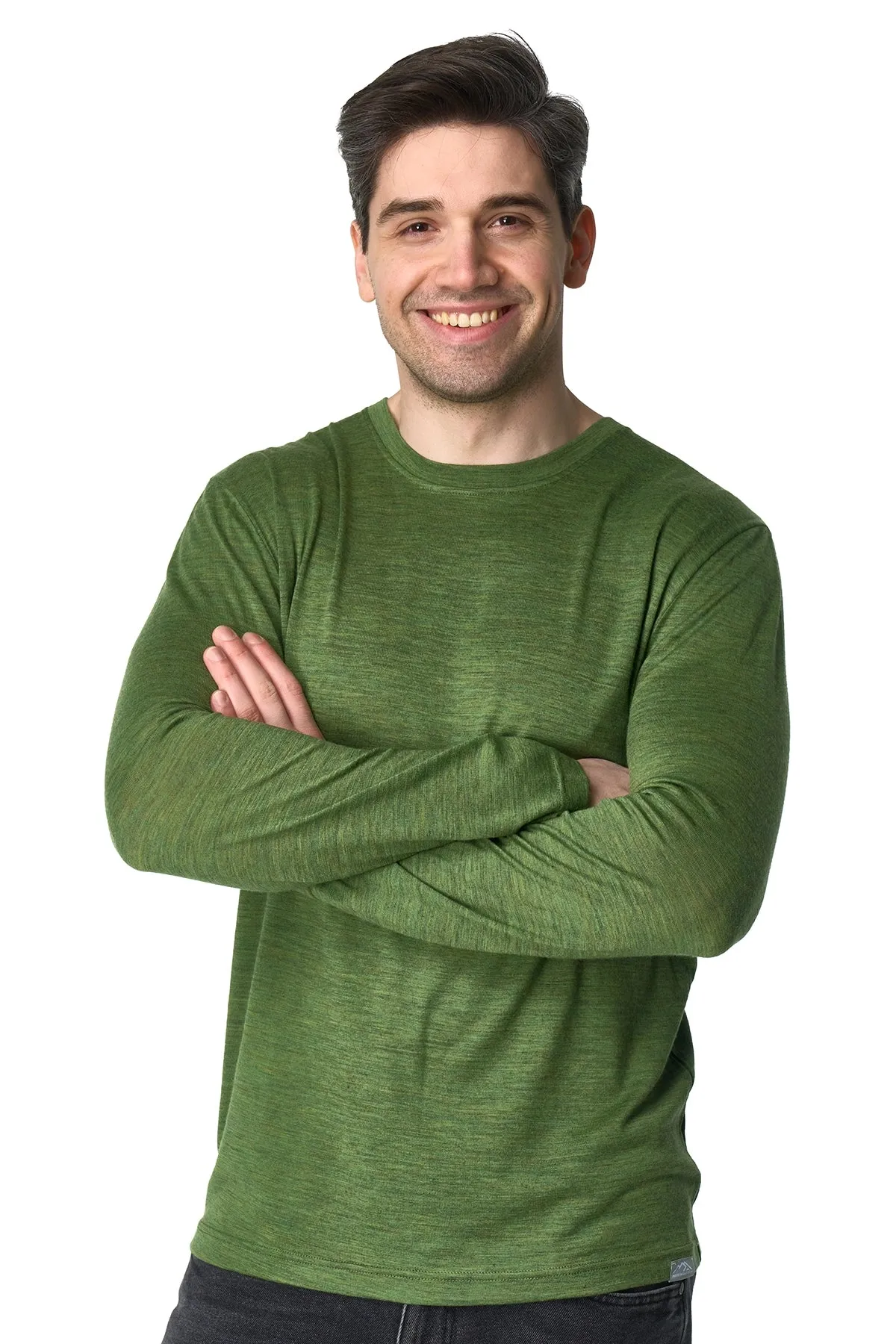 Men's Merino Long Sleeve 190 Olive Green