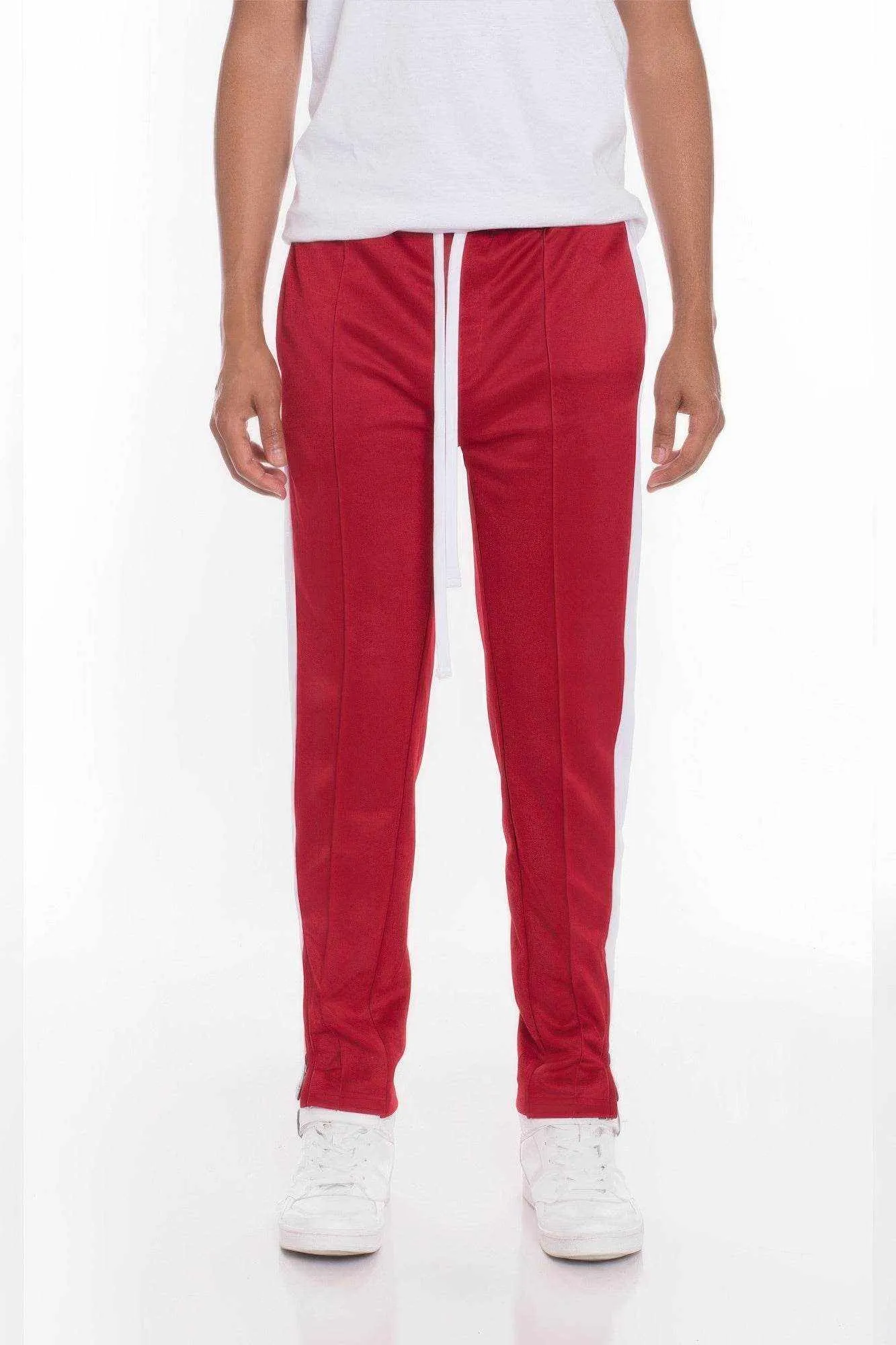 Striped Tricot Tapered Sweatpant Pants