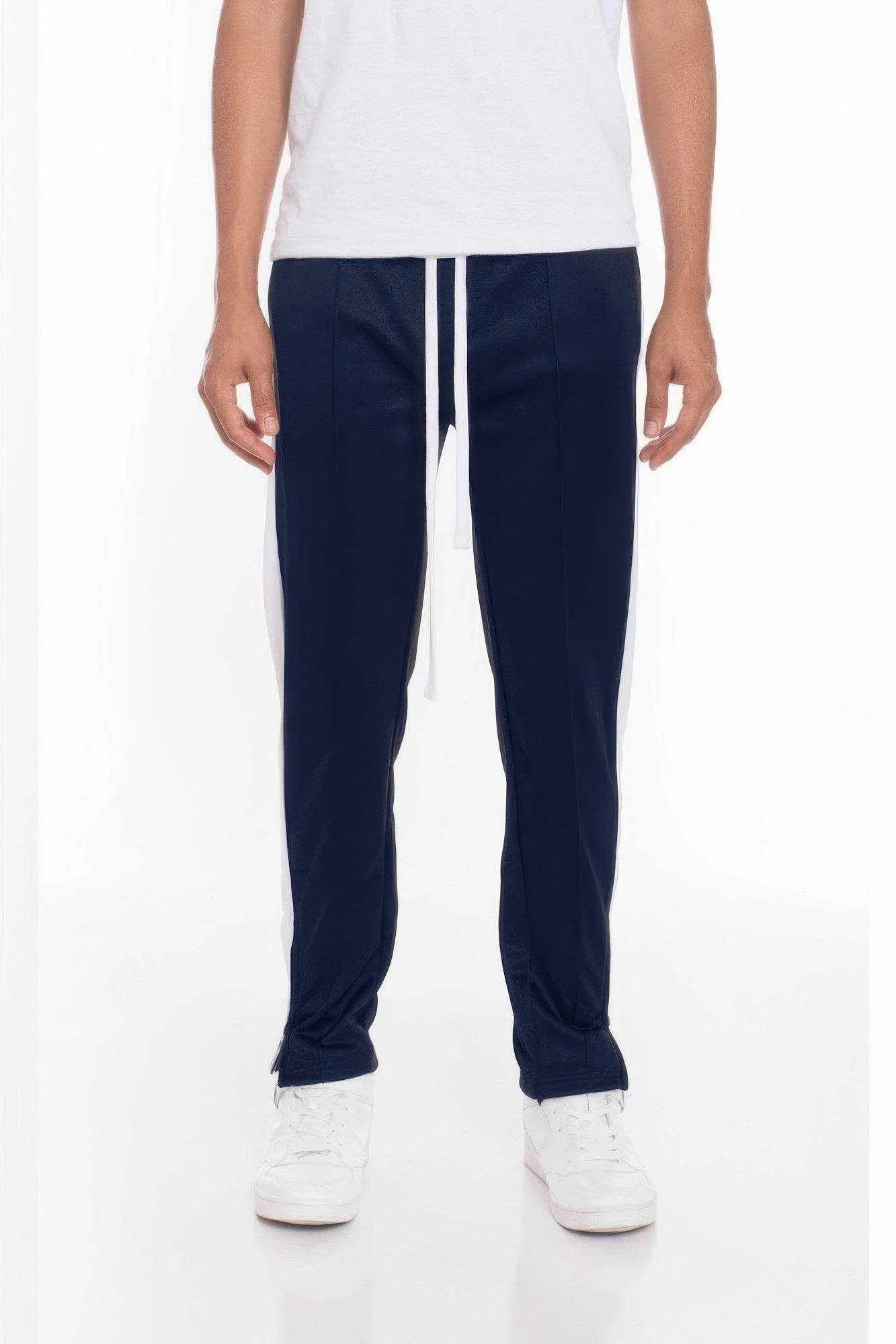 Striped Tricot Tapered Sweatpant Pants