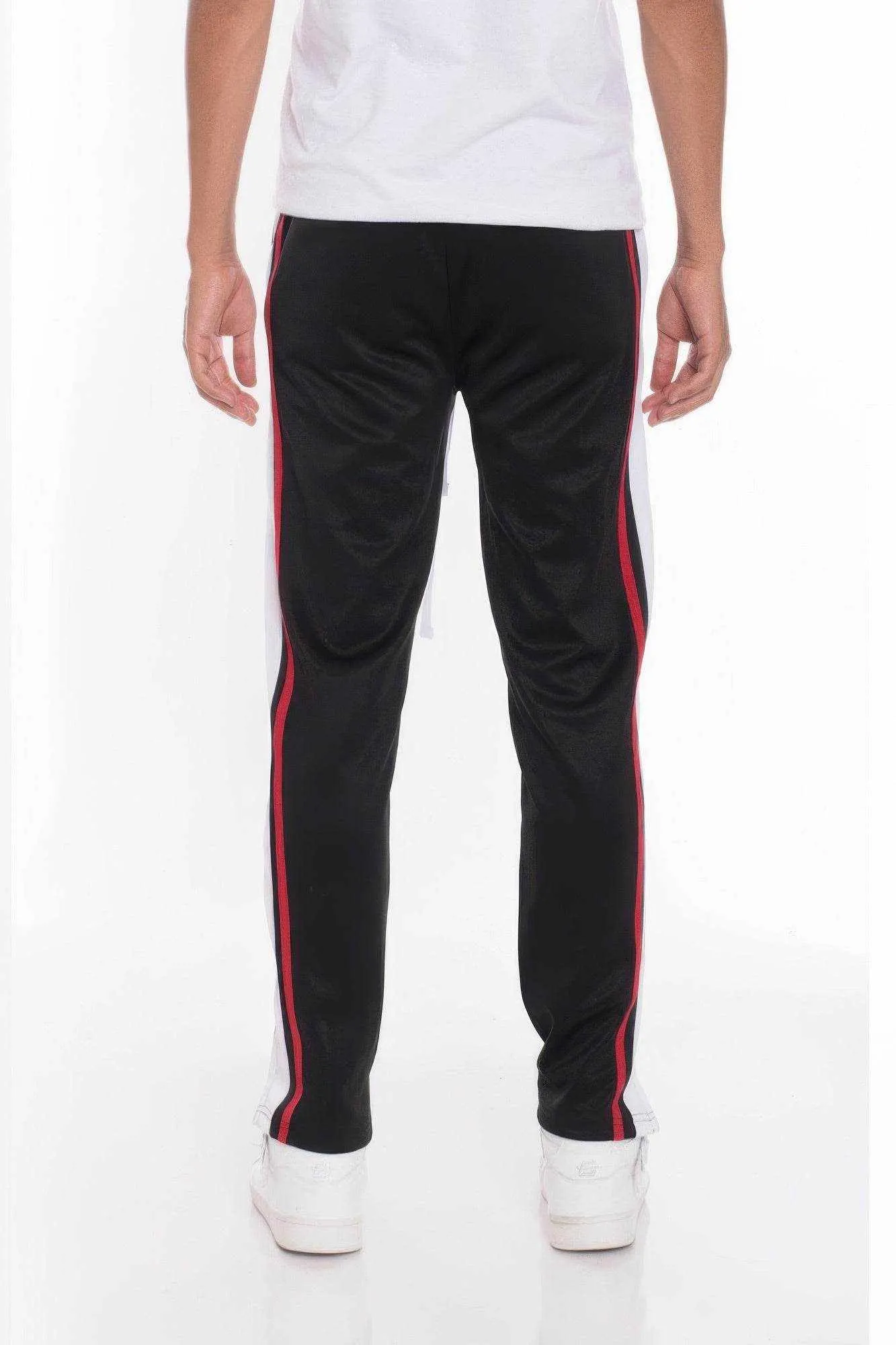 Striped Tricot Tapered Sweatpant Pants