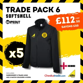 Trade Workwear Softshell Jackets x5